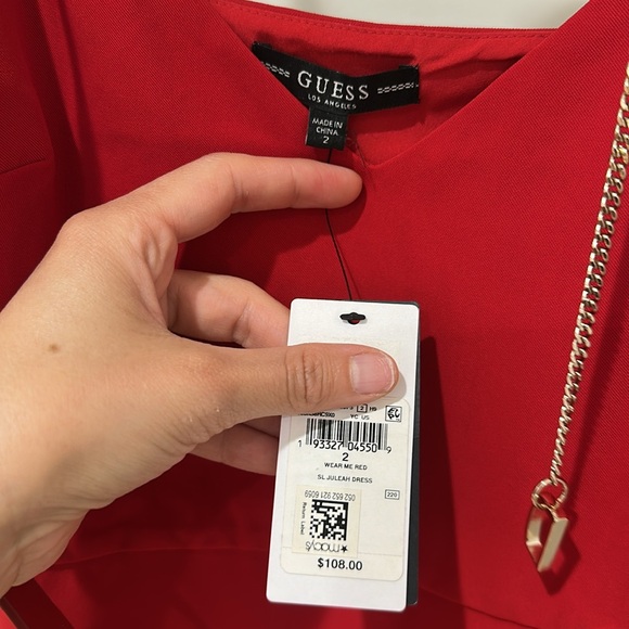 Ruffled-hem belted dress - Picture 9 of 12